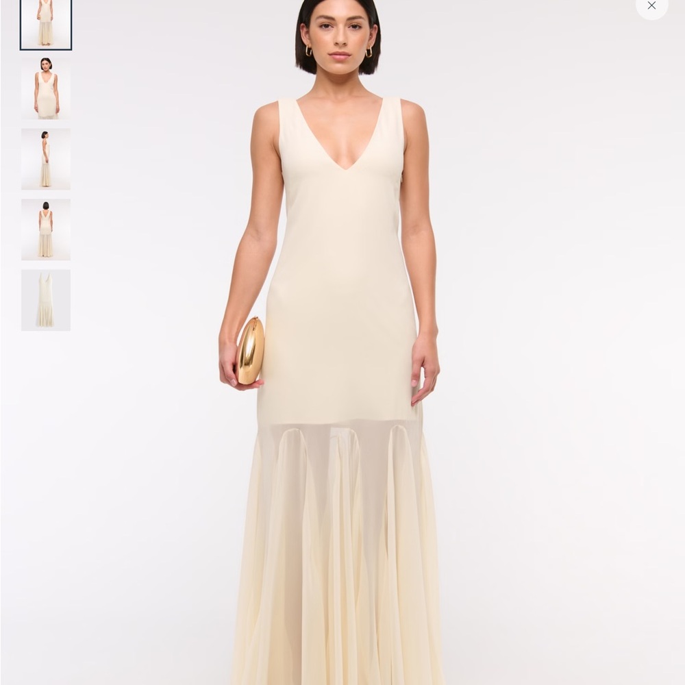 Abercrombie & Fitch Cream Dress